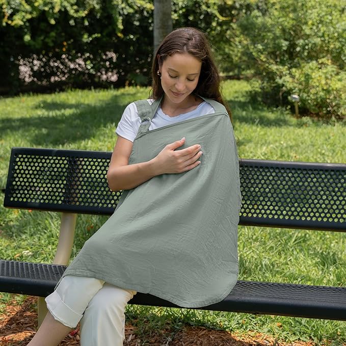 4 in 1 Special Bundle Wrap blanket + Nursing Apron (Free Feeding Spoon and pecifier)